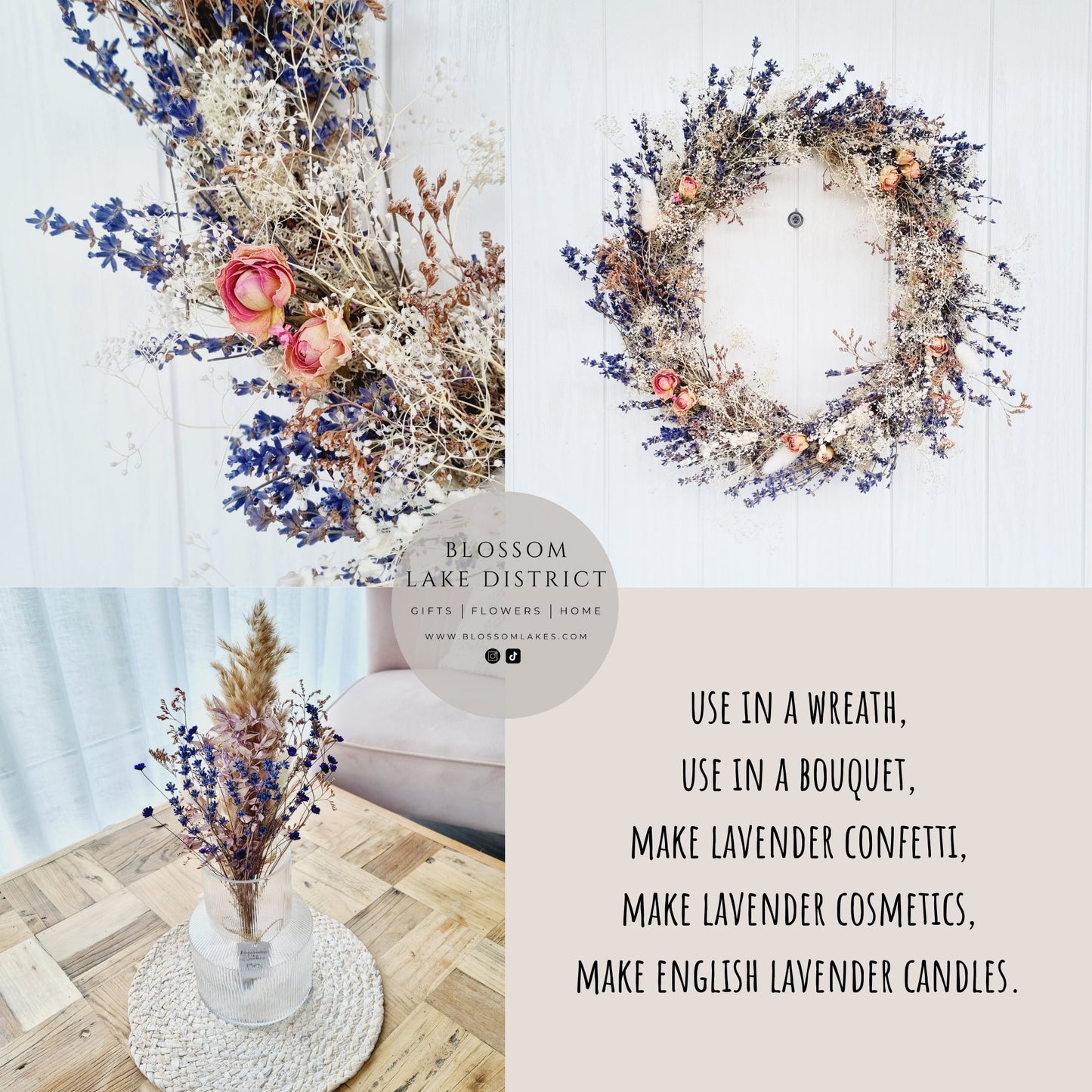 Quality British Dried Lavender Bunch