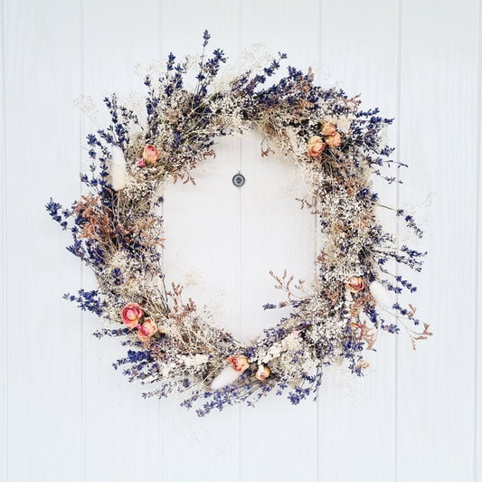 Lavender & Rose Pretty Spring Summer Wreath
